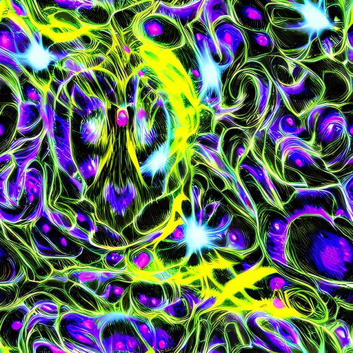 The Psychedelic Underbrush pattern