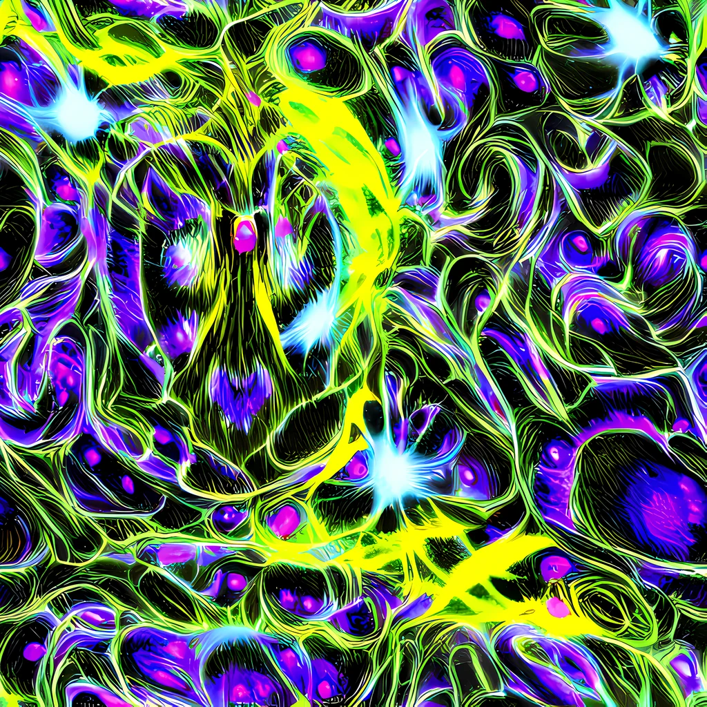 The Psychedelic Underbrush pattern