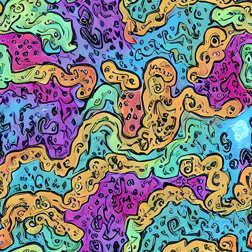 The Intergalactic Graffiti pattern