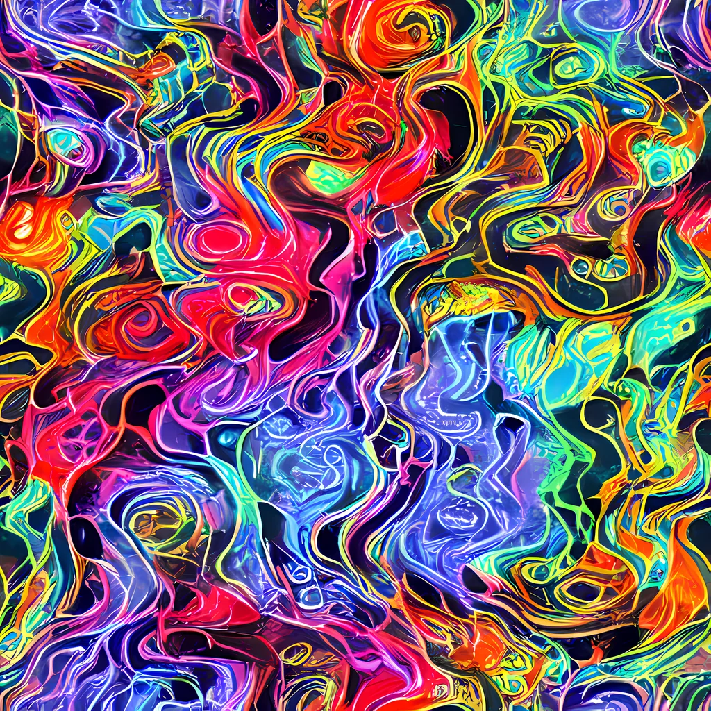 The Riotous Aurora pattern