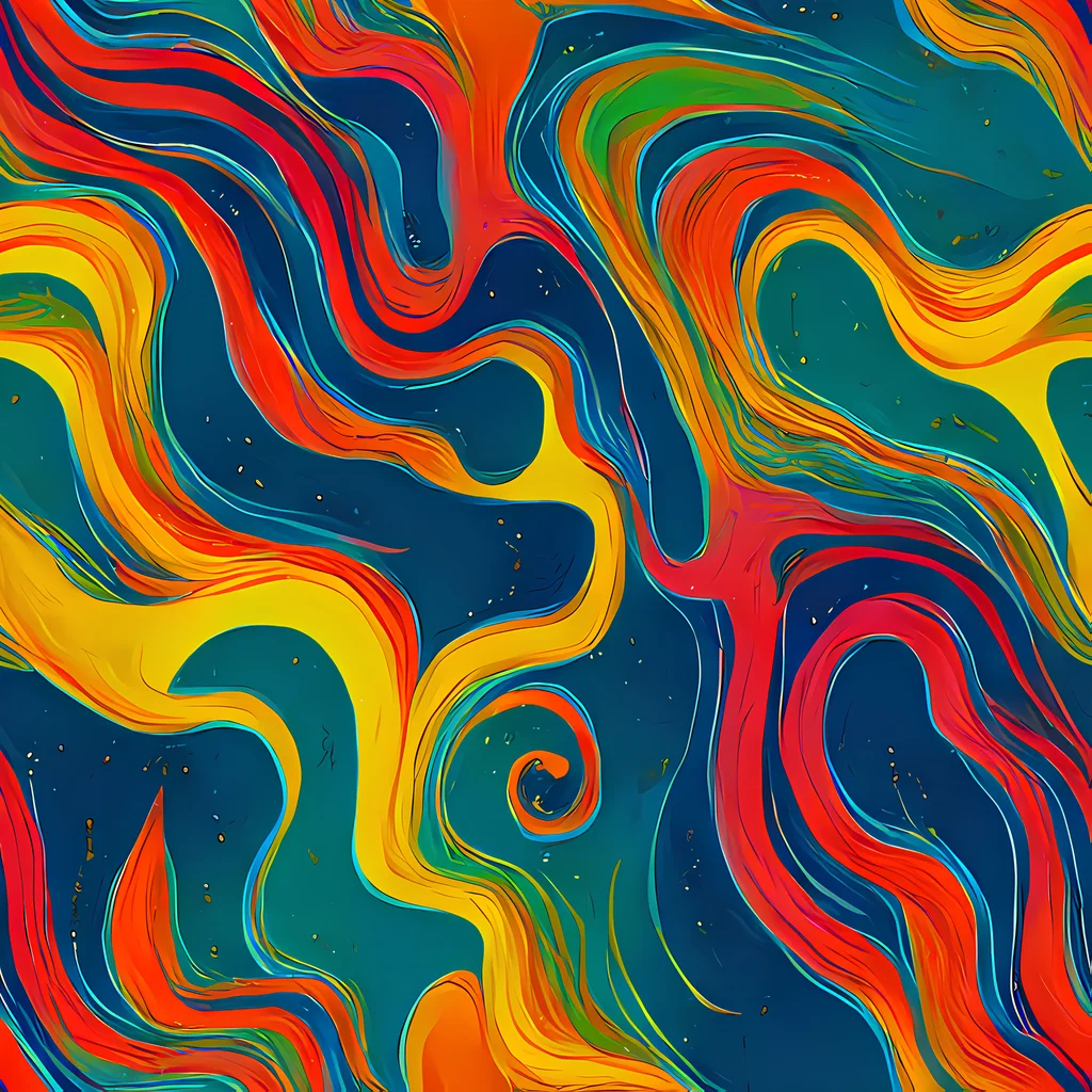 The Molten Ribbons pattern