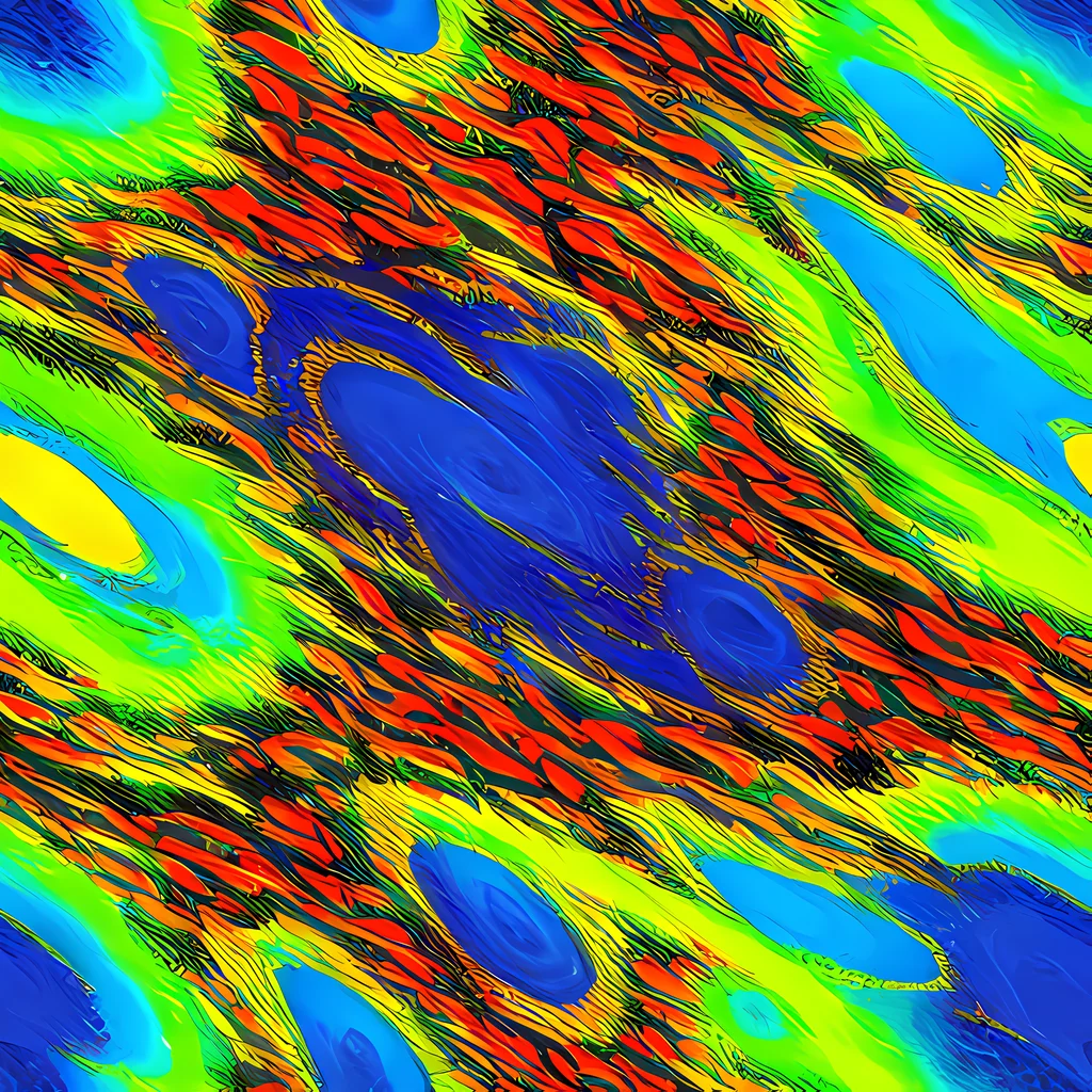 The Vibrant Veinwork pattern