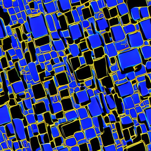 The Blue Gold Matrix pattern