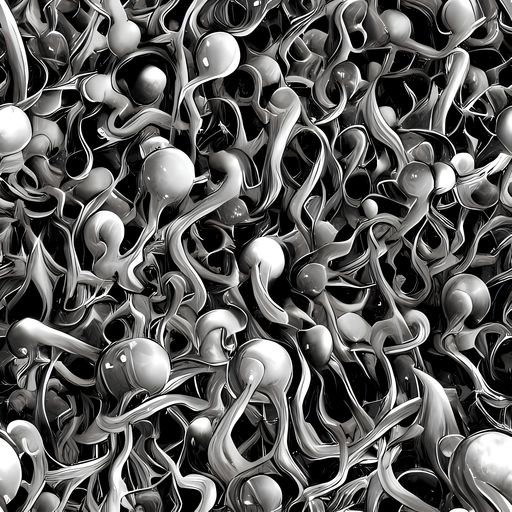 The Fluid Monochrome pattern
