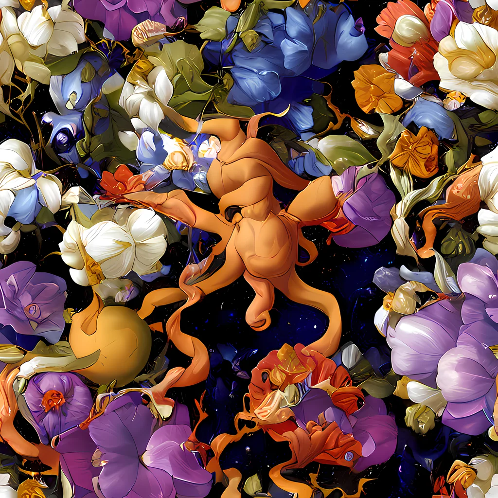 The Blooming Cosmos pattern