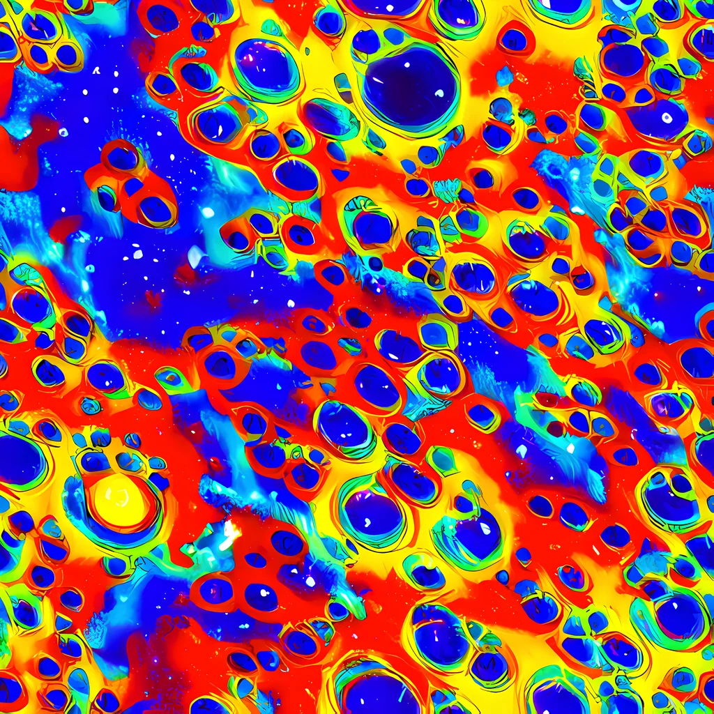 The Neon Lagoon pattern