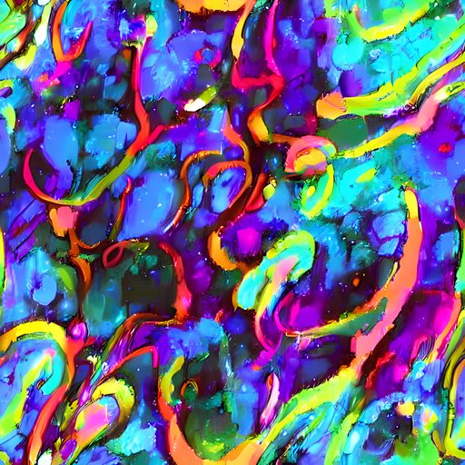The Molten Chromatics pattern