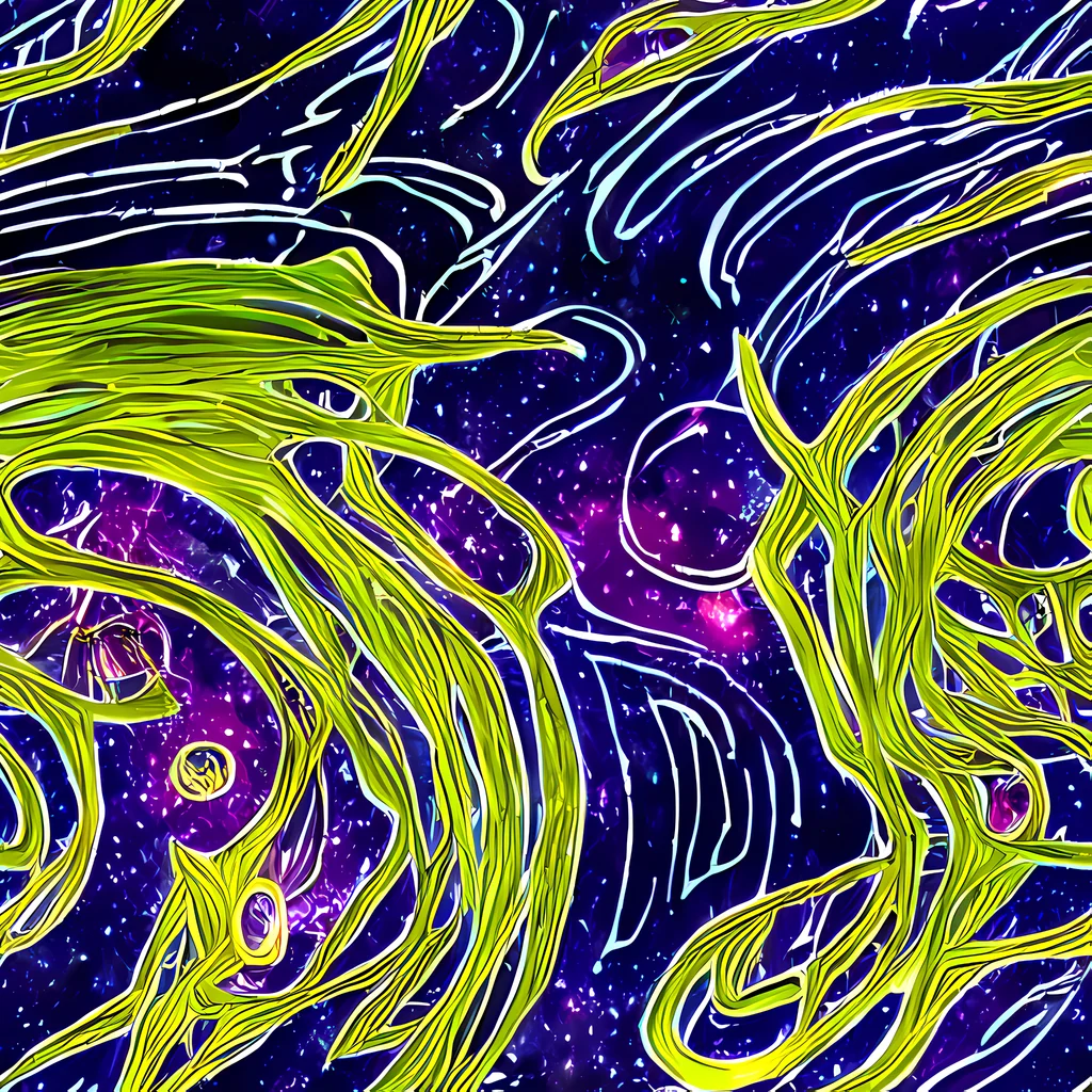 The Celestial Scribbles pattern