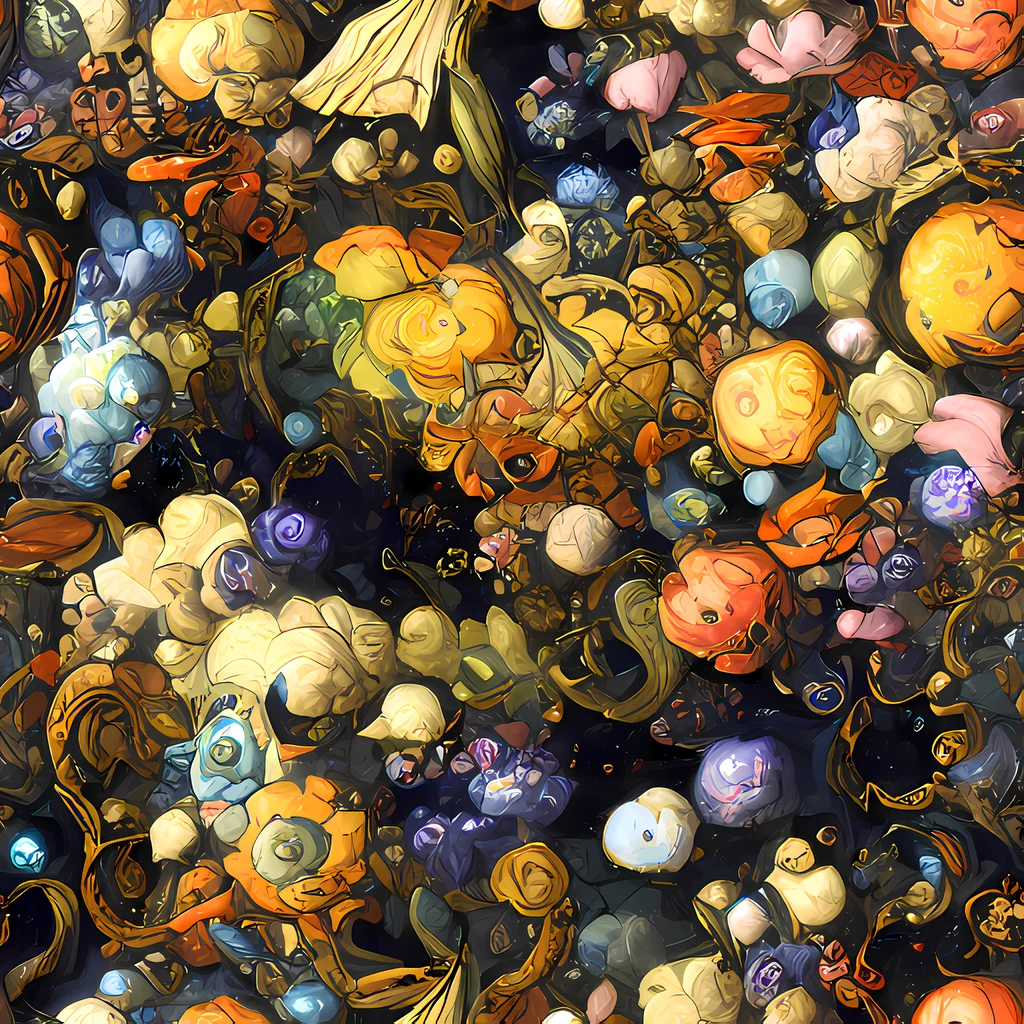 The Baroque Blossom pattern