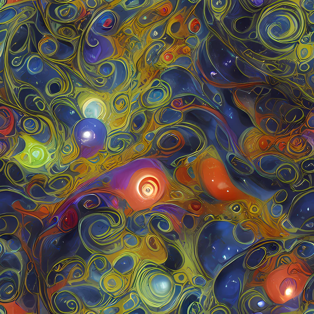 The Nebula Marbling pattern