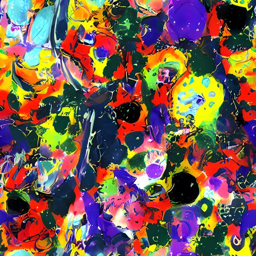 The Electric Impasto pattern