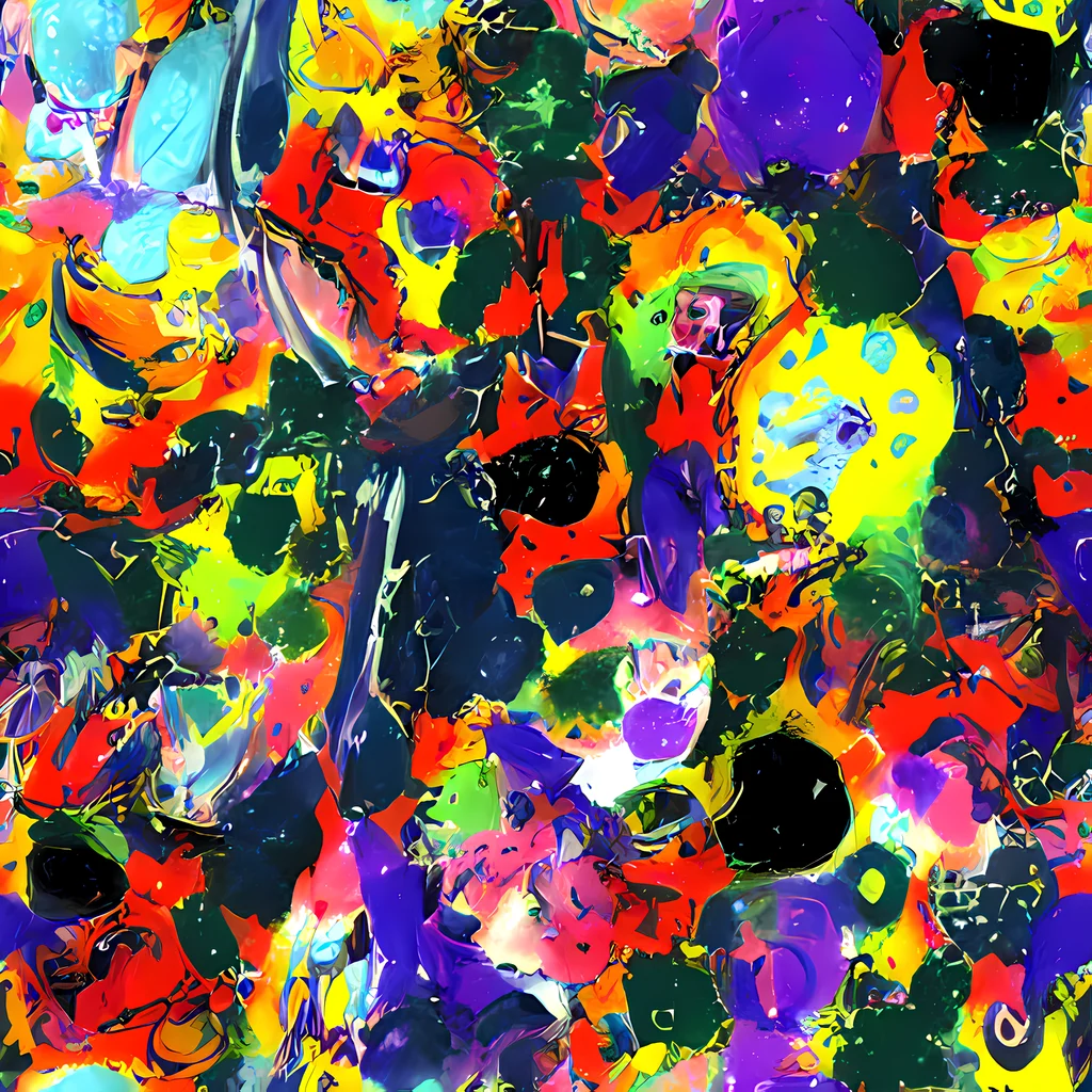 The Electric Impasto pattern