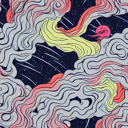 The Stardust Drapery pattern