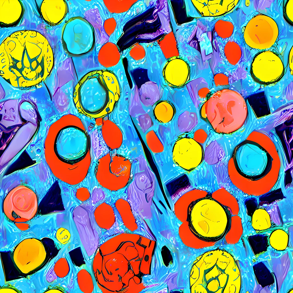 The Cyan Carnival pattern