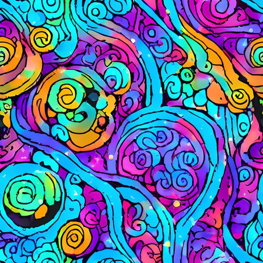 The Colorstorm Spirals pattern