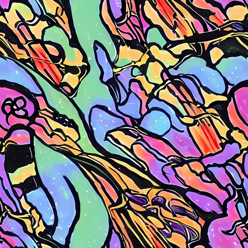 The Kaleidoscope Flora pattern