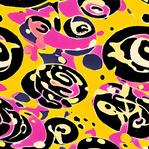 The Neon Ink Parade pattern