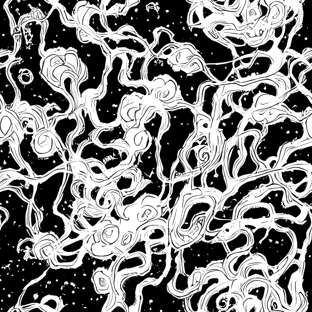 The Inkstorm Ribbons pattern