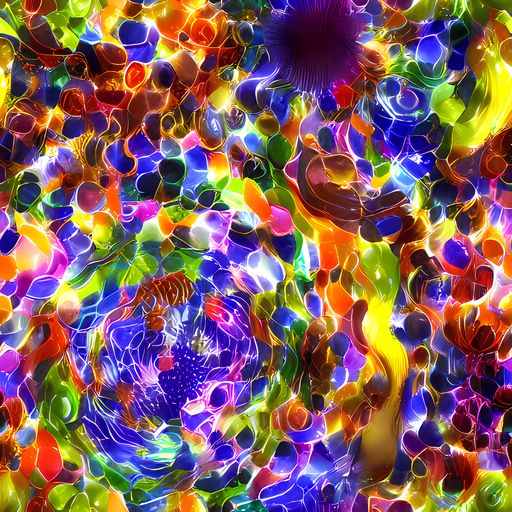 The Neon Botanica pattern