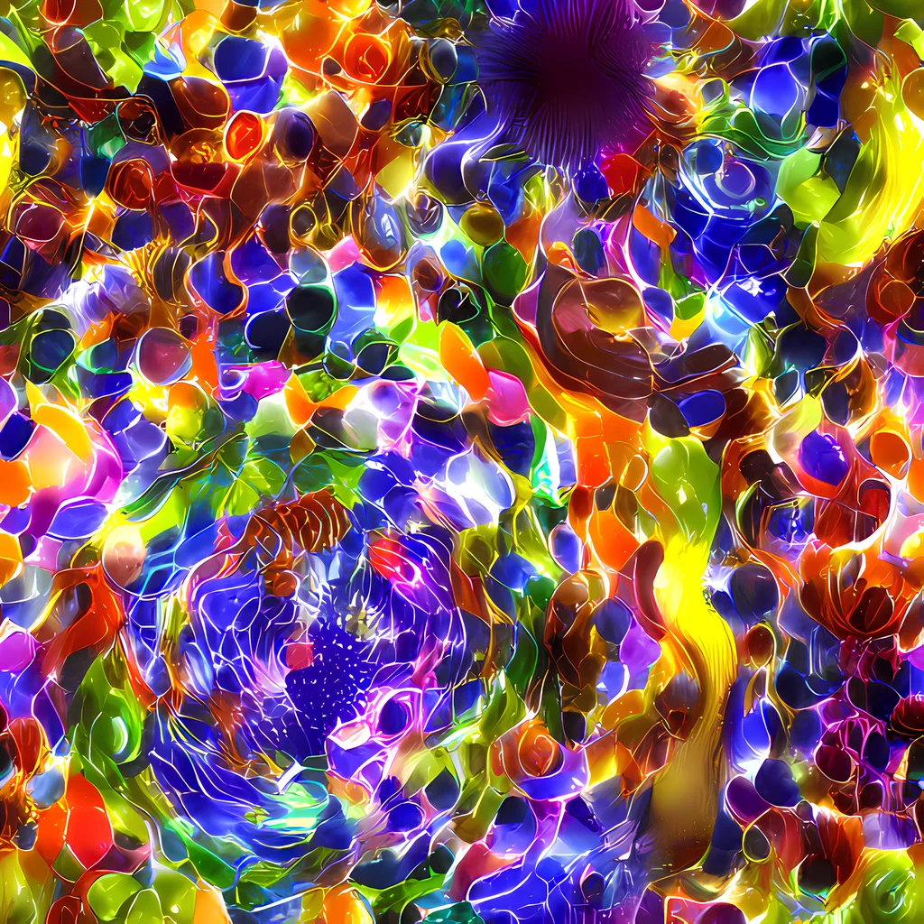 The Neon Botanica pattern