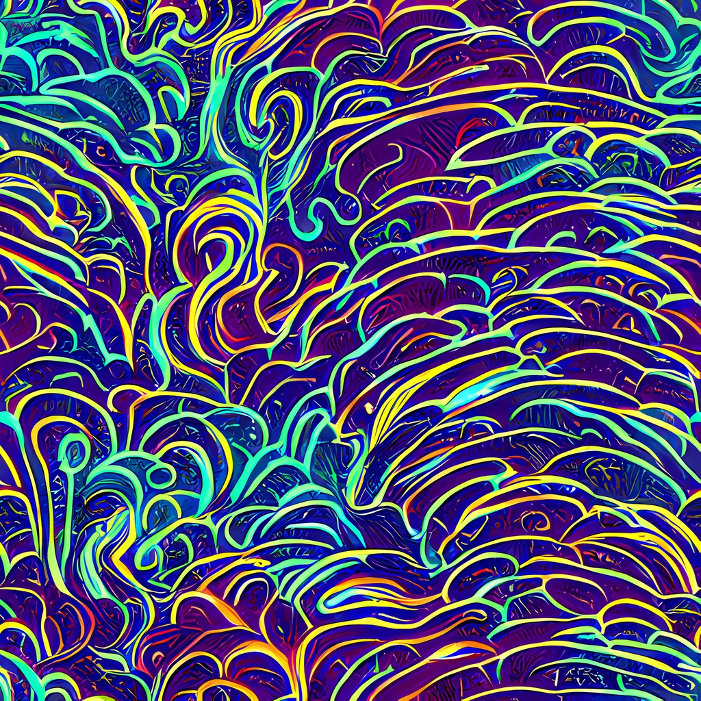 The Cosmic Calligraphy pattern