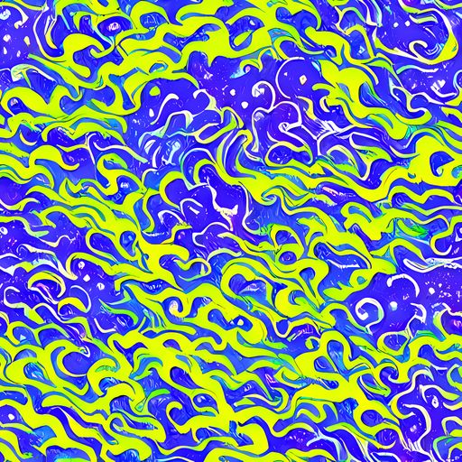 The Electric Eelgrass pattern