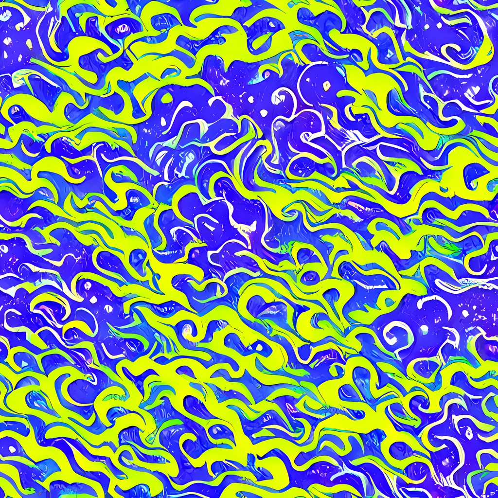 The Electric Eelgrass pattern