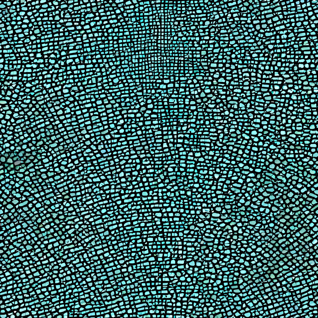 The Aqua Shatter pattern