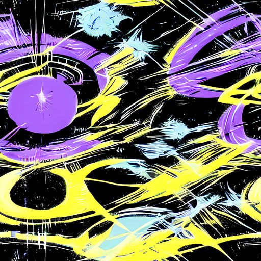 The Blacklight Frenzy pattern