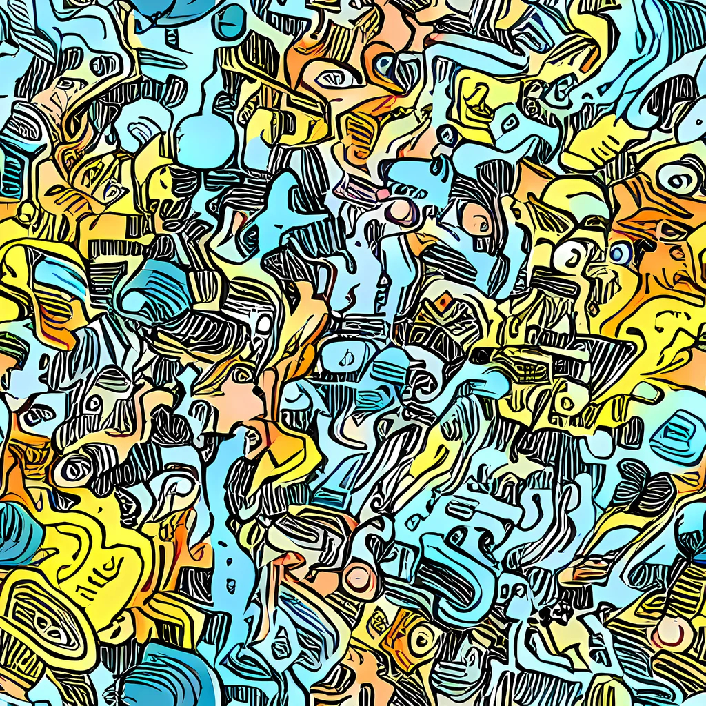 The Neon Riddle pattern