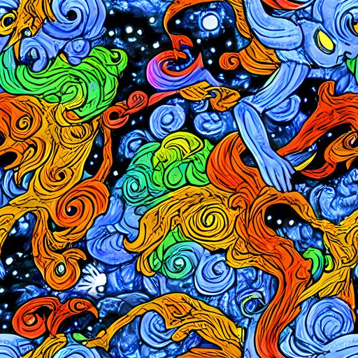The Blue Flame Orbit pattern