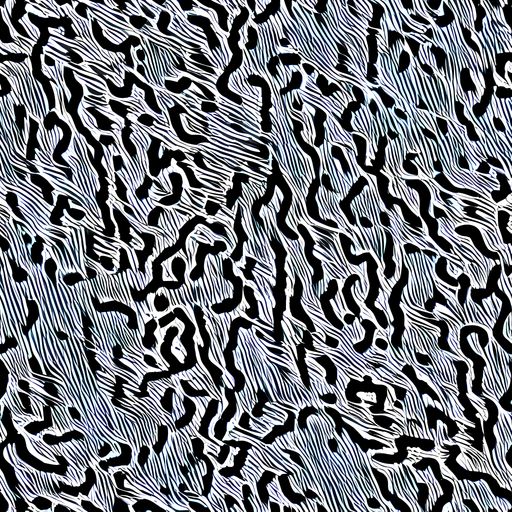 The Noir Zebra pattern