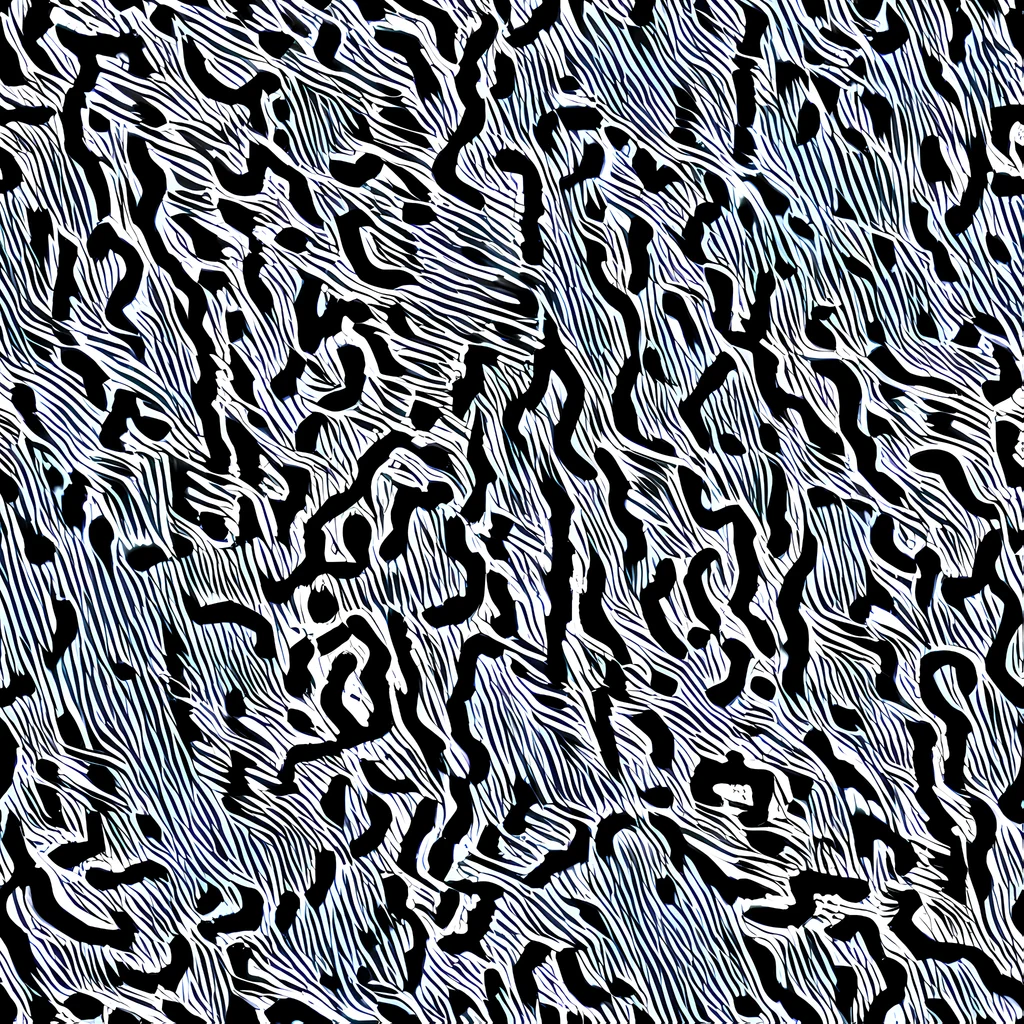 The Noir Zebra pattern