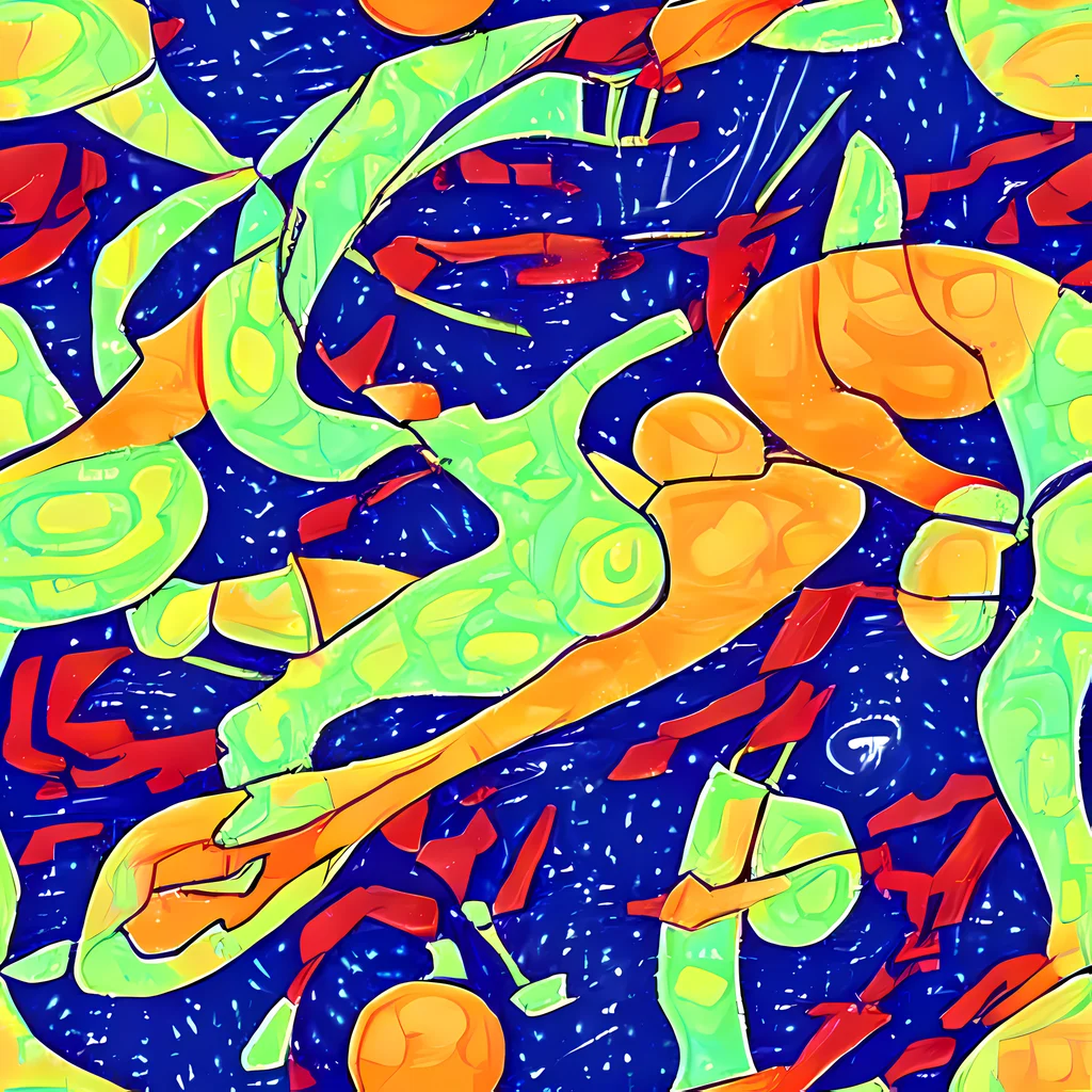 The Prism Koi pattern