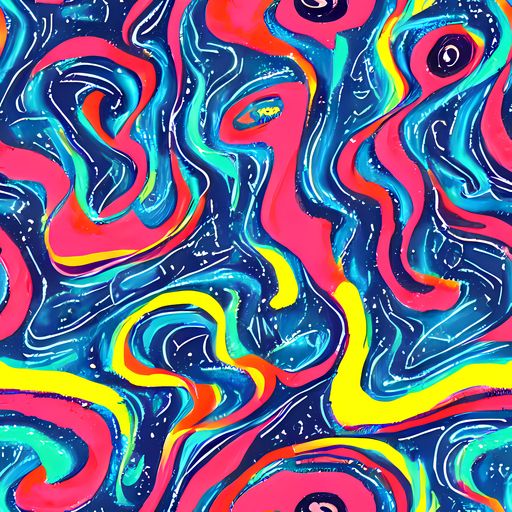 The Electric Inkblot pattern