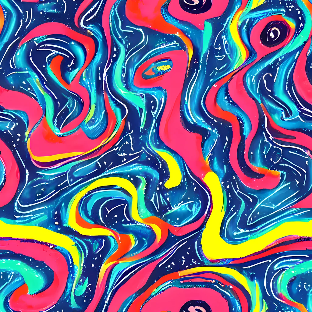 The Electric Inkblot pattern
