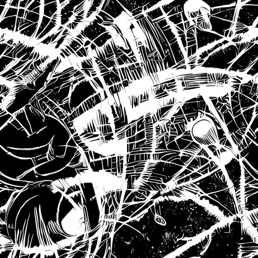 The Noir Frond pattern