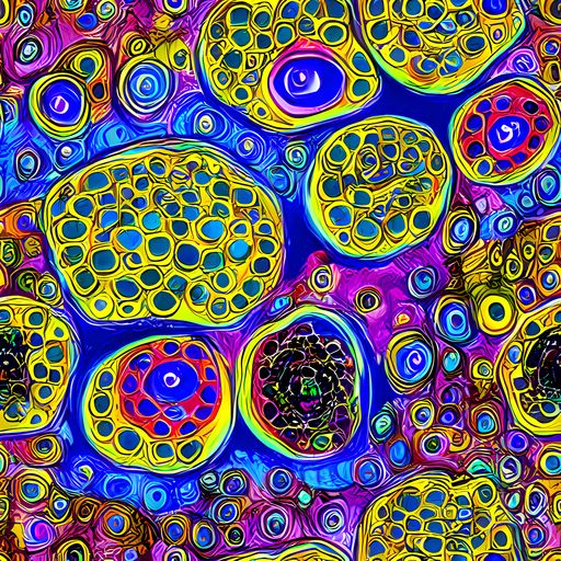 The Electric Pomegranate pattern