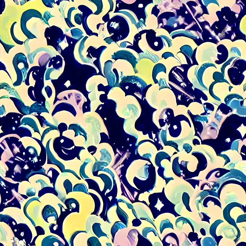 The Neon Petal Storm pattern