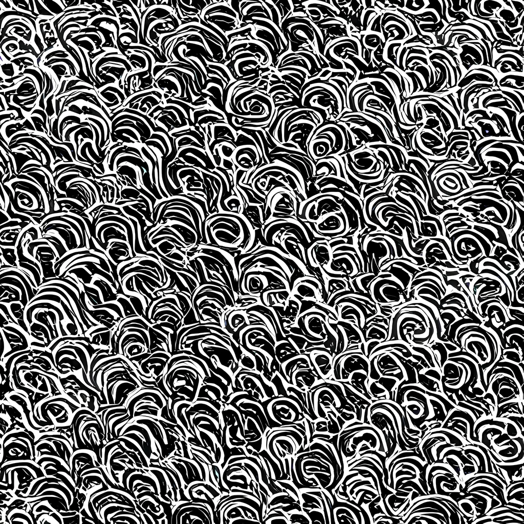 The Black White Rapture pattern