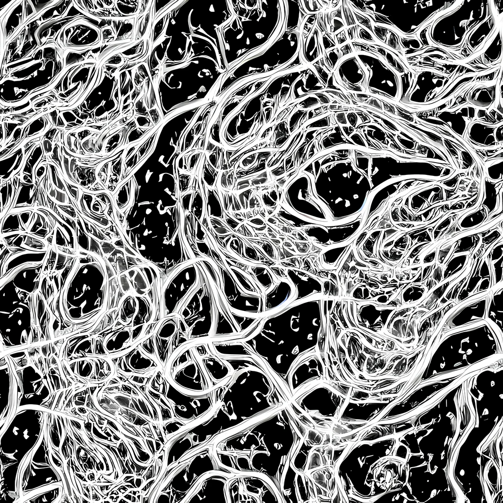 The Black Thorn Tangle pattern
