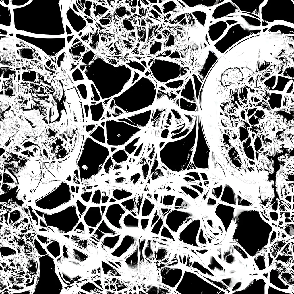 The Black Lace Riot pattern