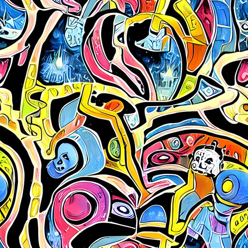 The Blacklight Carnival pattern