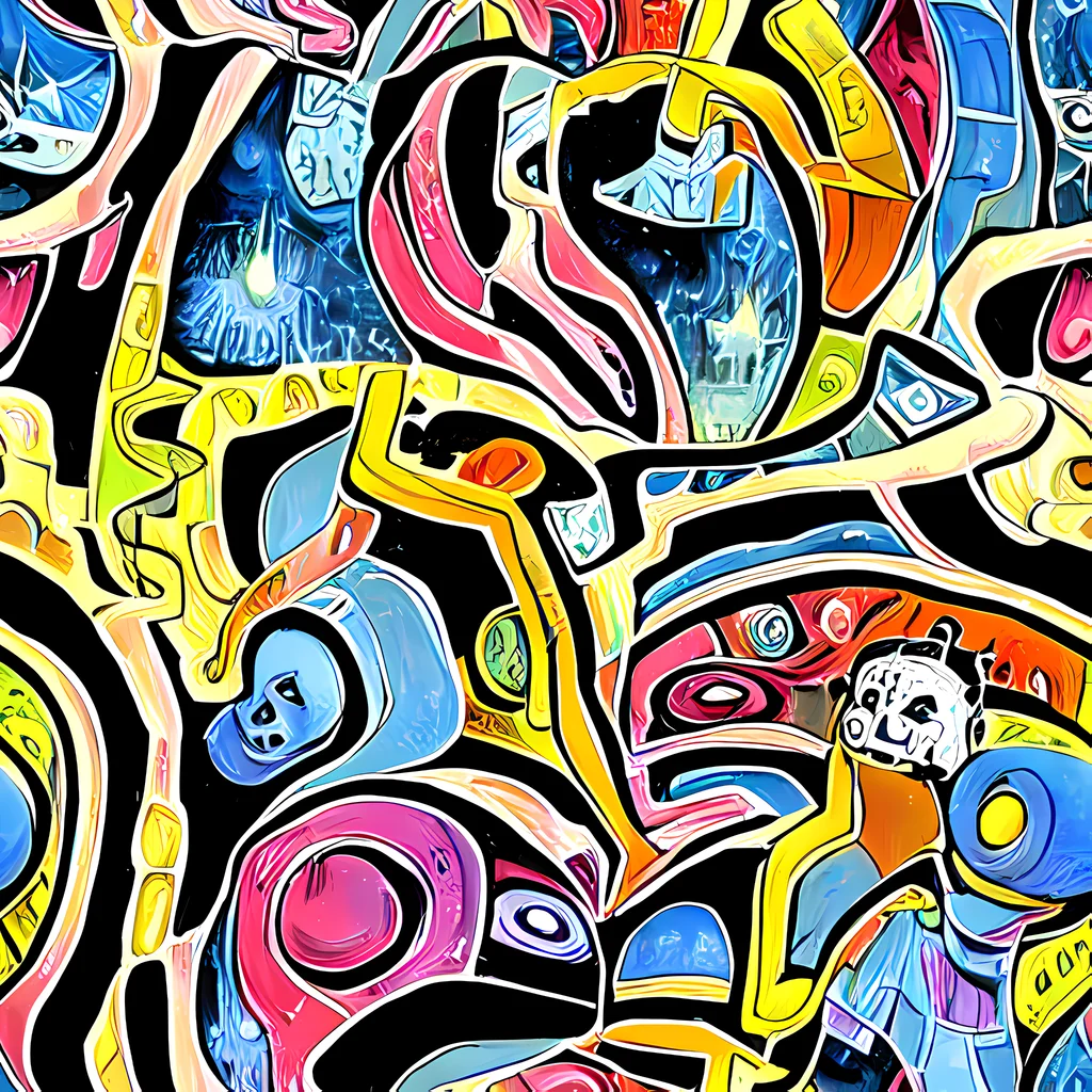 The Blacklight Carnival pattern