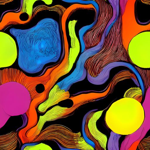 The Blacklight Tangle pattern