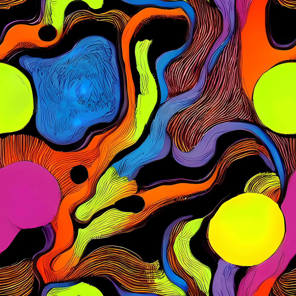 The Blacklight Tangle pattern