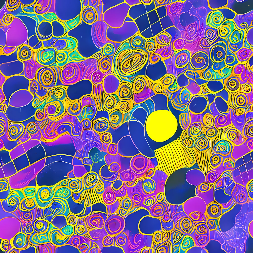 The Neon Spiral Current pattern