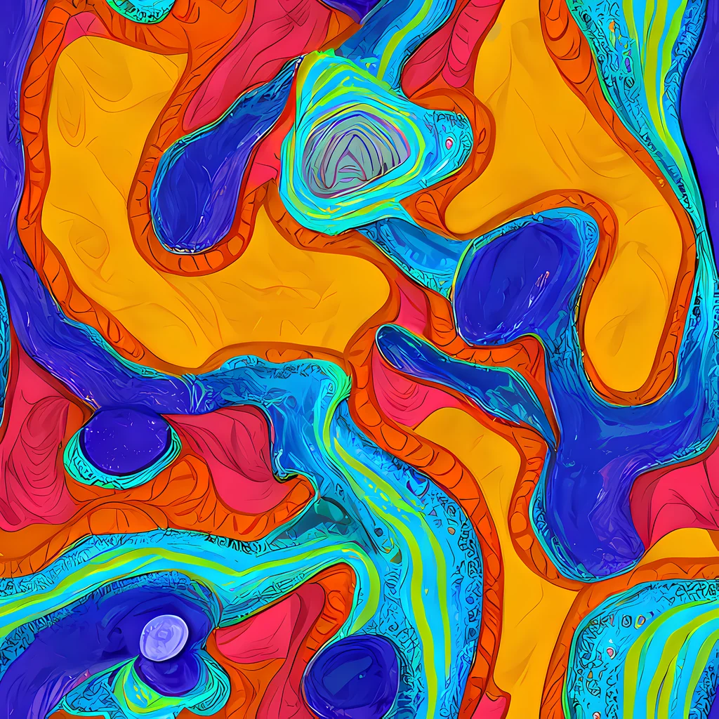 The Tangerine Vortex pattern