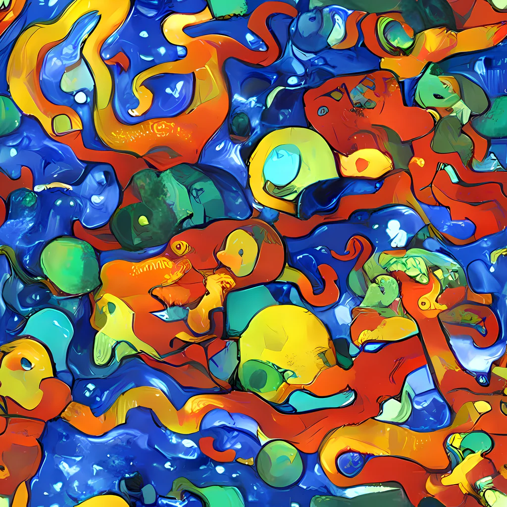 The Technicolor Tide pattern