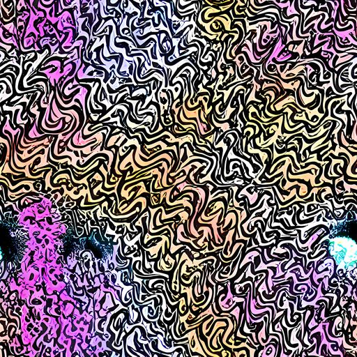 The Neon Marbled Muse pattern